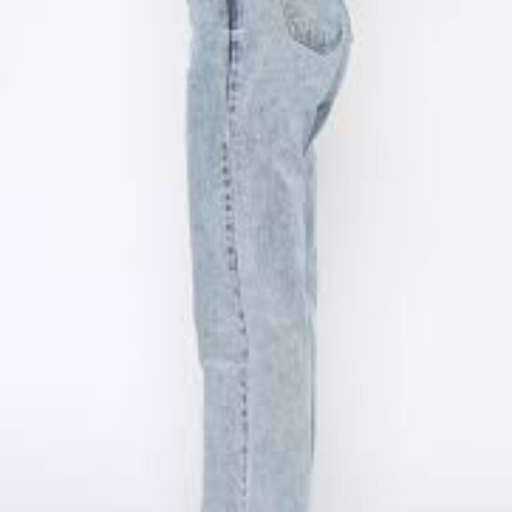 White Fox Small Jeans Acid Wash Straight Leg